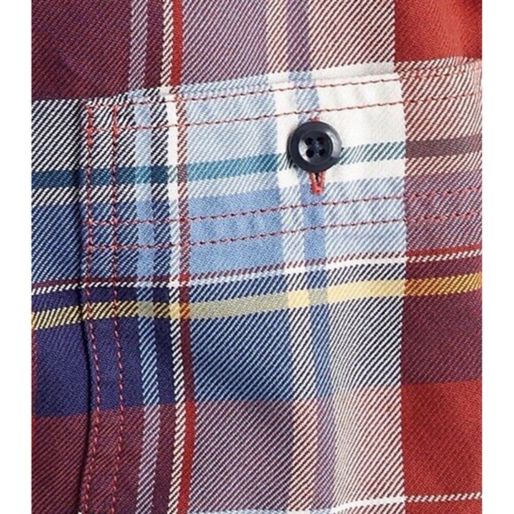 J Crew Sportsmens Outfitters Midweight Plaid Flannel Shirt‎ Mens Size XL G6941 - Picture 3 of 11